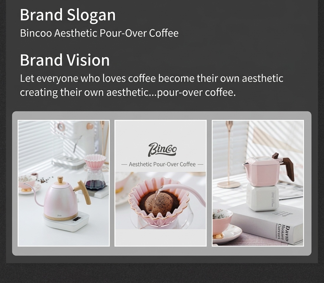 Premium Hand Brewed Coffee Kit - Gooseneck Kettle & Grinder