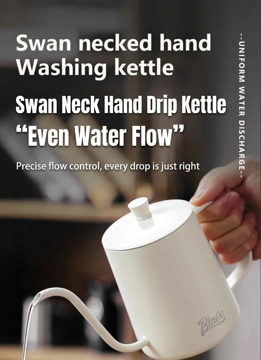 Premium Hand Brewed Coffee Kit - Gooseneck Kettle & Grinder