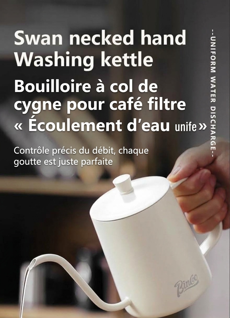 Ensemble cafetière italienne Bincoo avec plaque électrique et moulin à café