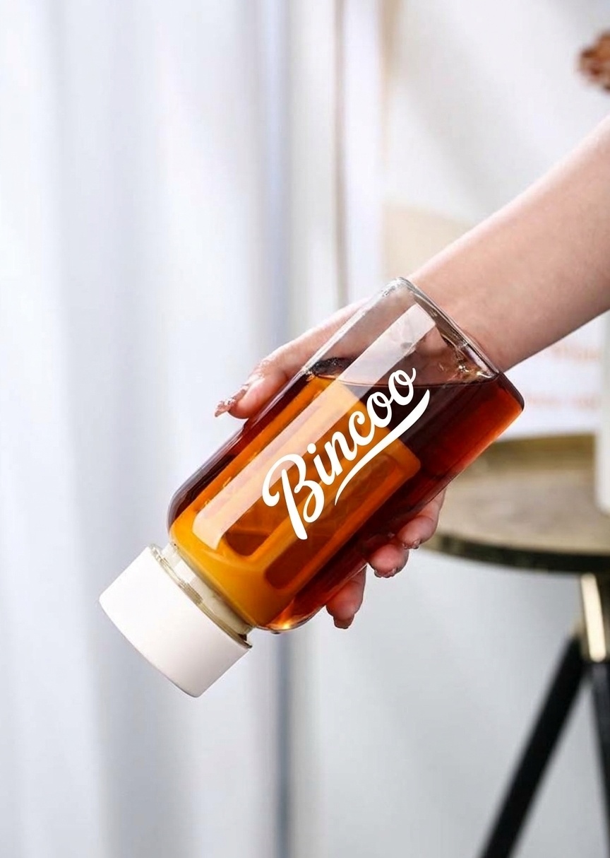 Bincoo Portable Cold Brew Coffee Maker Bottle with Filter and handle
