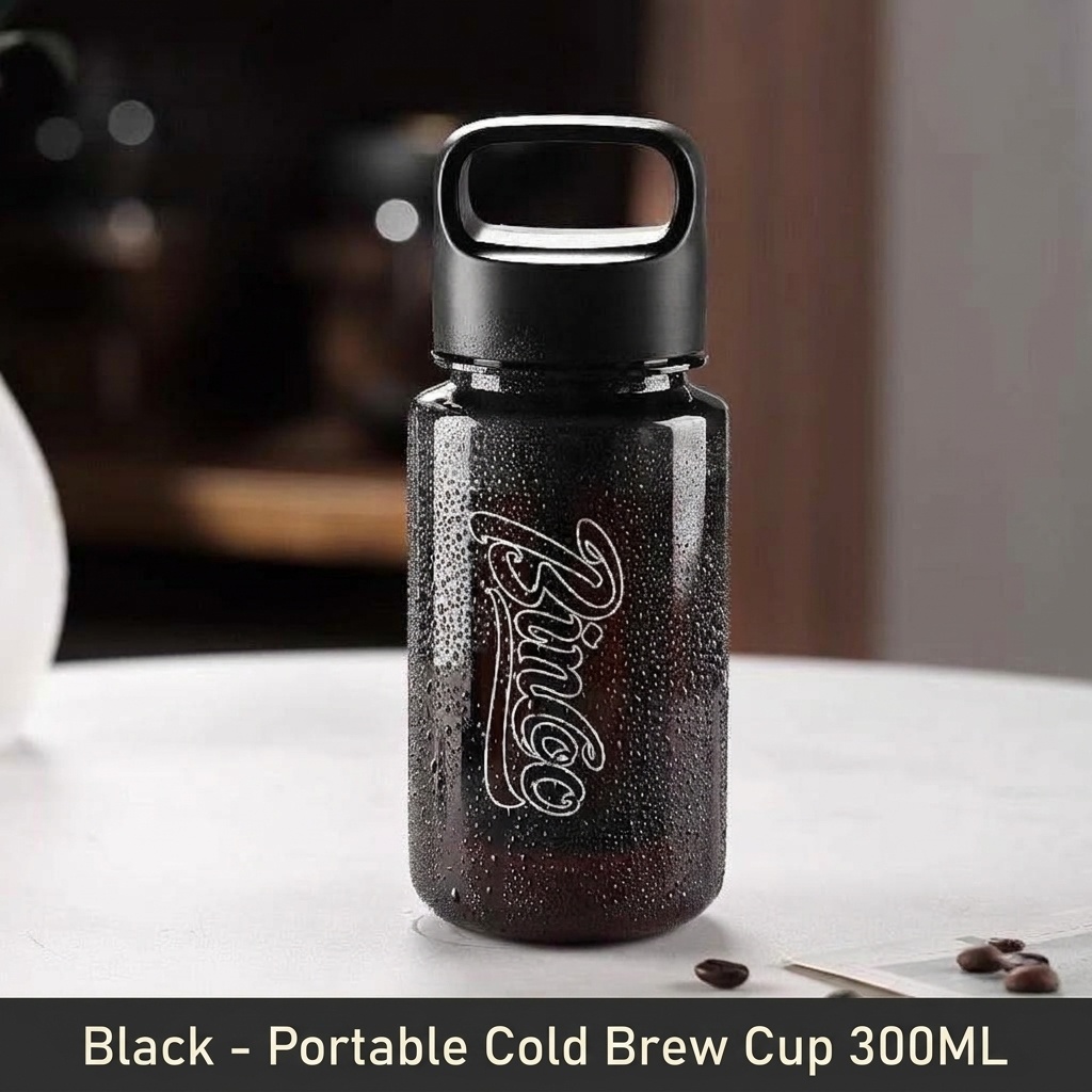 Bincoo Portable Cold Brew Coffee Maker Bottle with Filter and handle