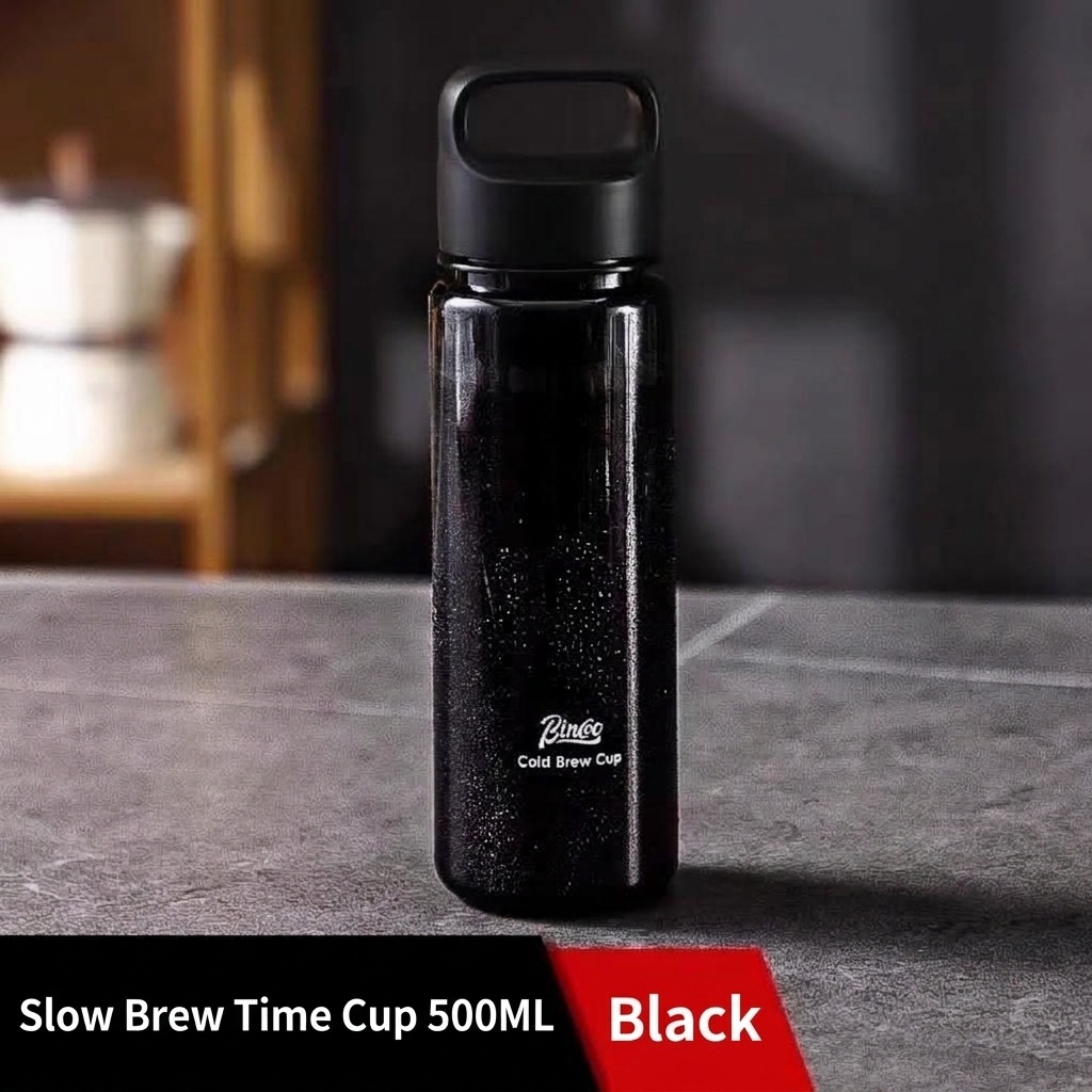 Bincoo Portable Cold Brew Coffee Maker Bottle with Filter and handle