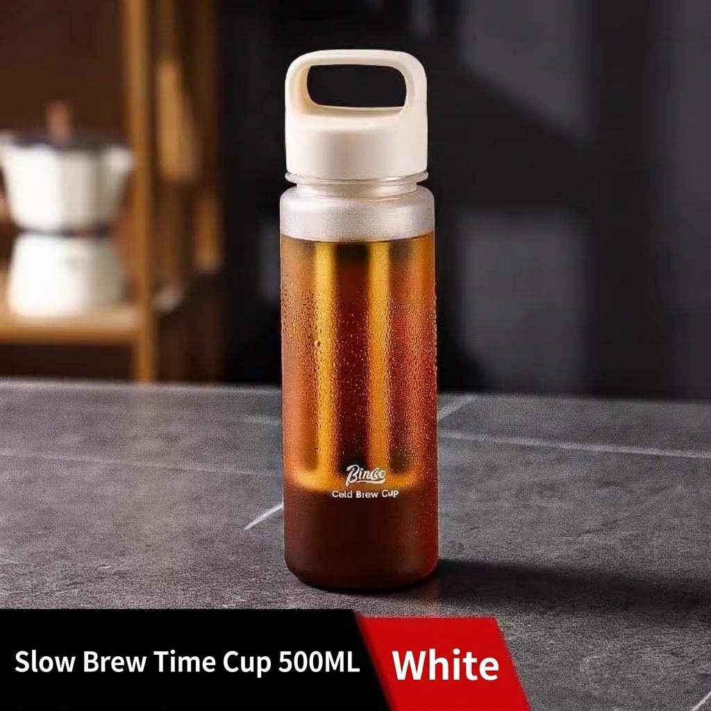 Bincoo Portable Cold Brew Coffee Maker Bottle with Filter and handle