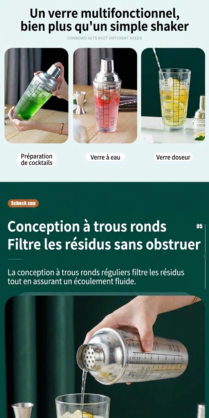 Bouteille de cafetière à infusion à froid portable Bincoo avec filtre