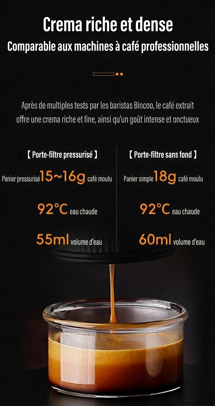 Machine à expresso portable Bincoo H2 Pro - Blanc, Noir, Vert