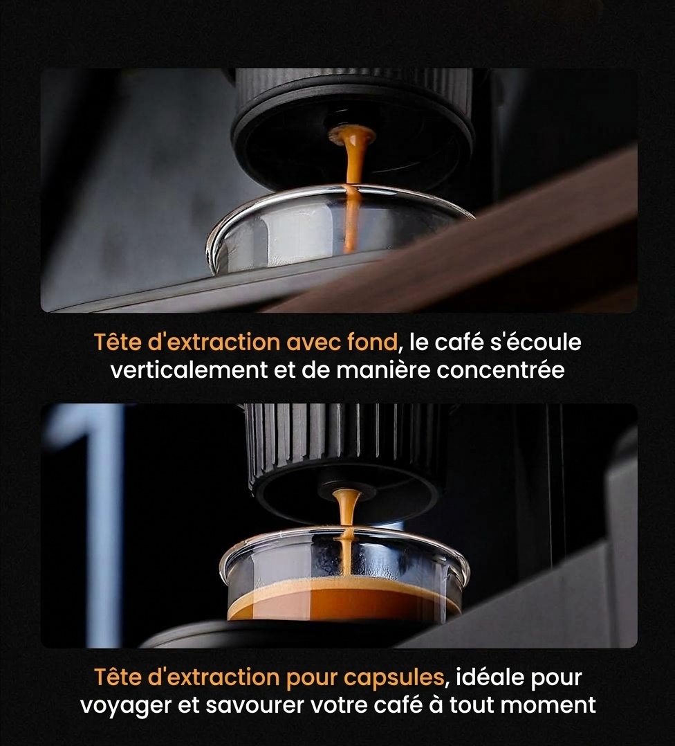 Machine à expresso portable Bincoo H2 Pro - Blanc, Noir, Vert