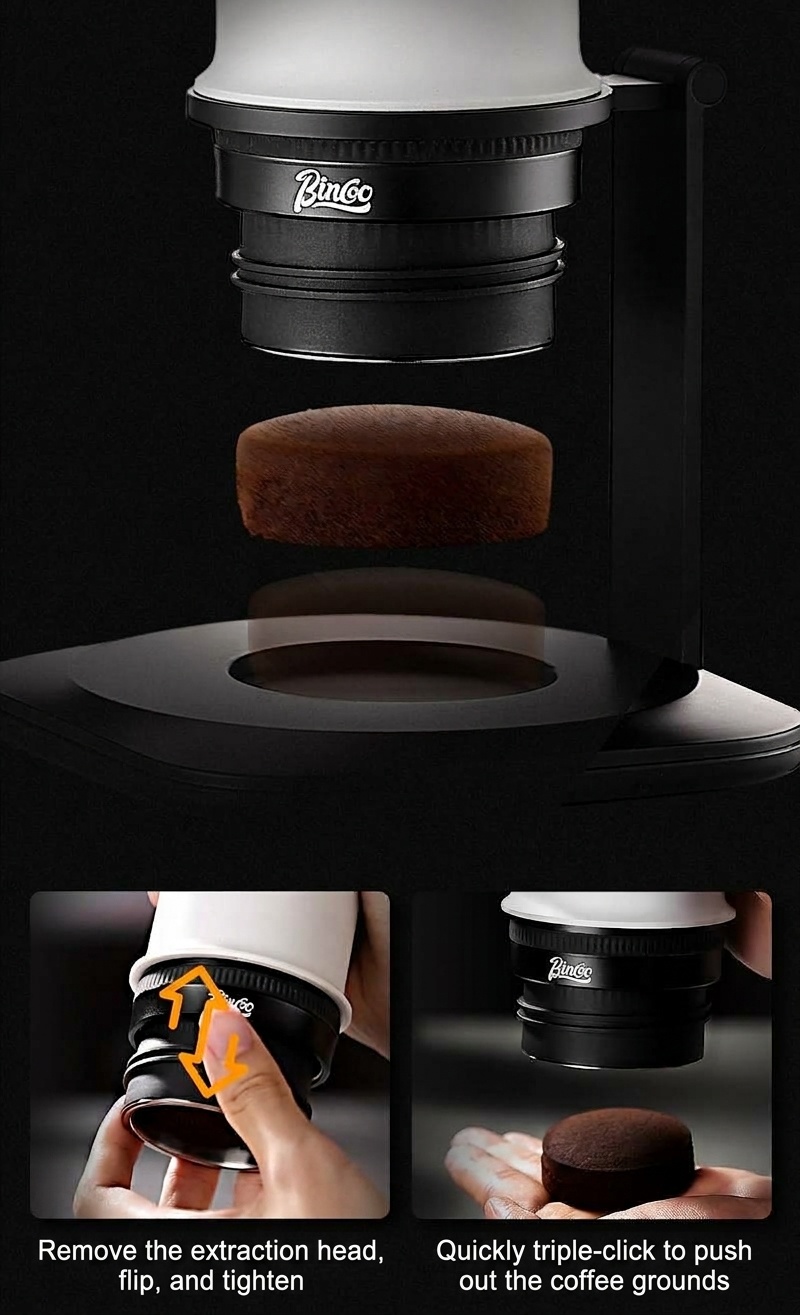 Bincoo H2 Pro Portable Espresso Maker - White, Black, Green