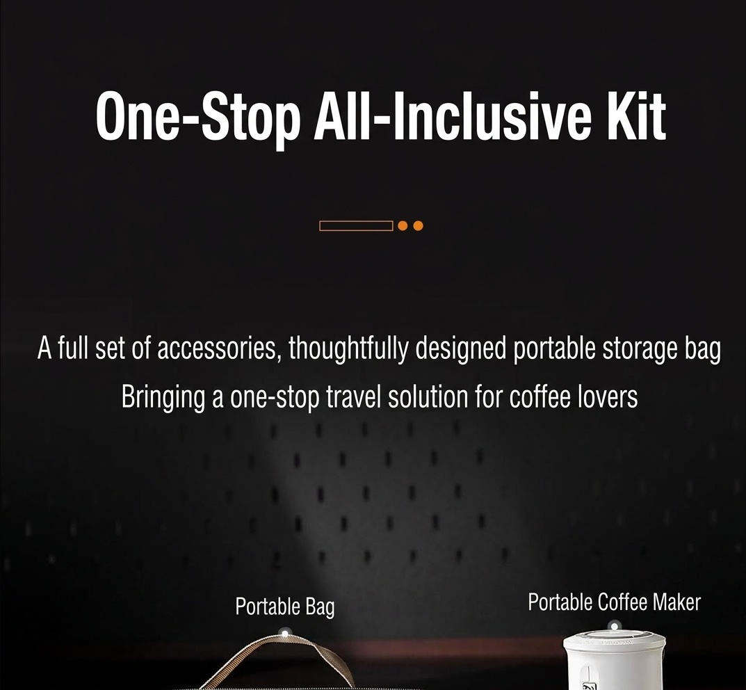 Bincoo H2 Pro Portable Espresso Maker - White, Black, Green