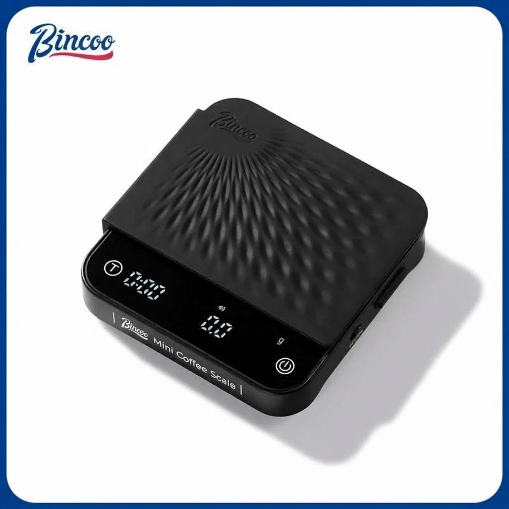 Bincoo Precision Mini Coffee Scale with Timer & Flow Rate