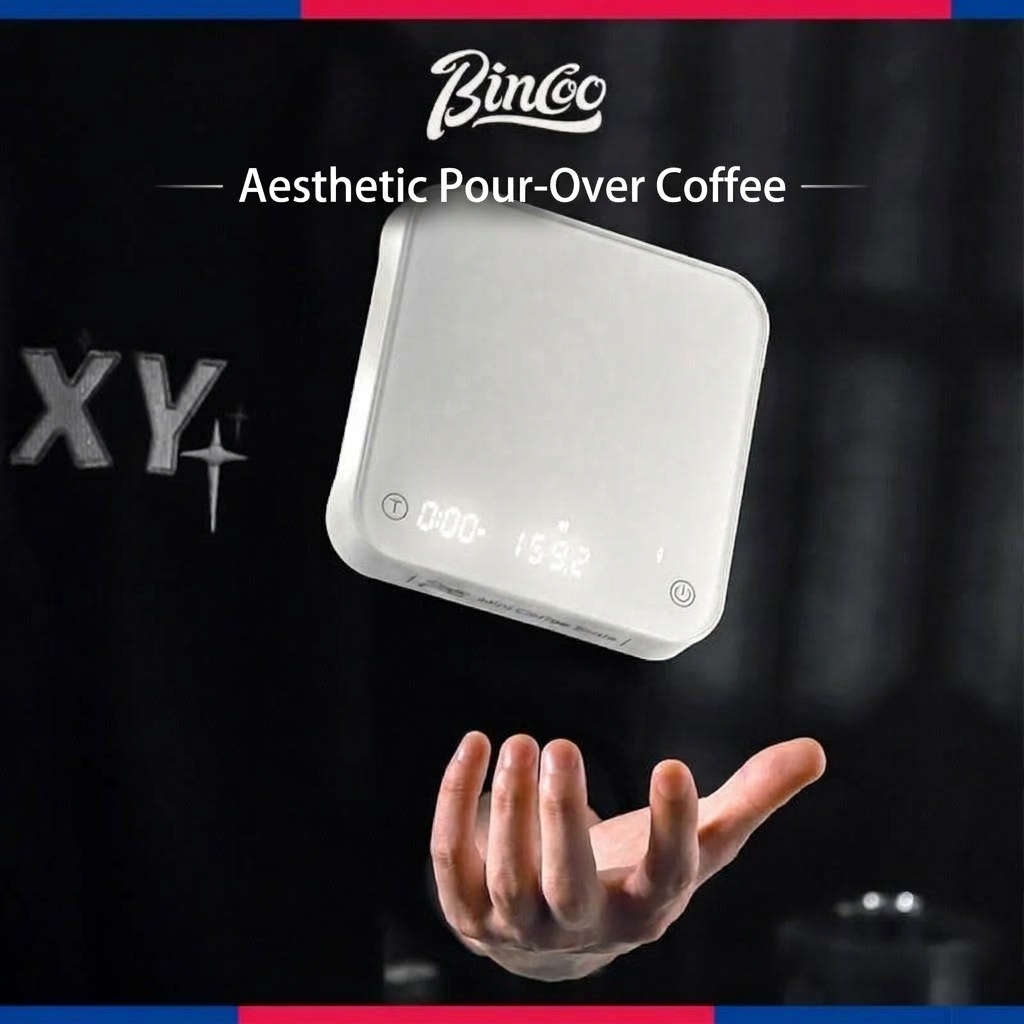Bincoo Precision Mini Coffee Scale with Timer & Flow Rate