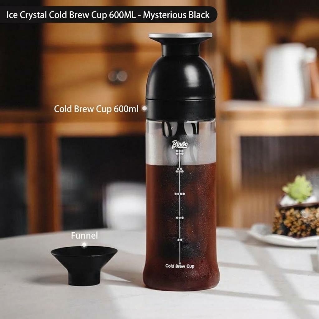 BinCoo 600ml Portable Cold Brew Coffee Maker & Tea Infuser