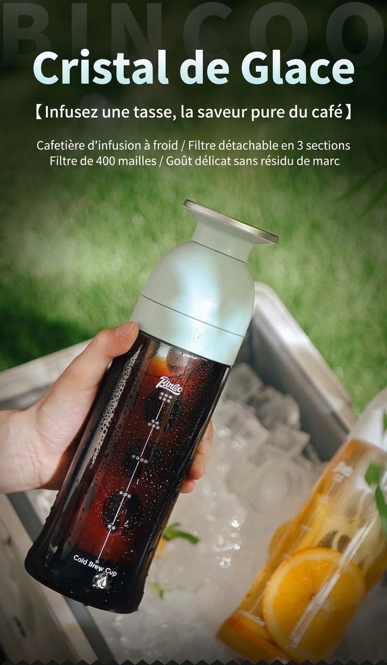Machine à café et infuseur à thé portable BinCoo 600 ml