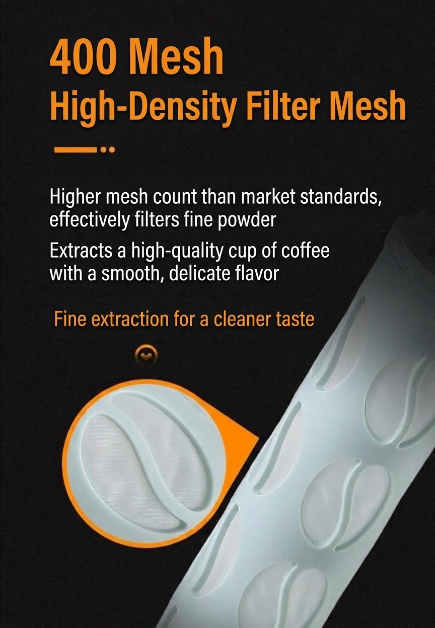 BinCoo 600ml Portable Cold Brew Coffee Maker & Tea Infuser