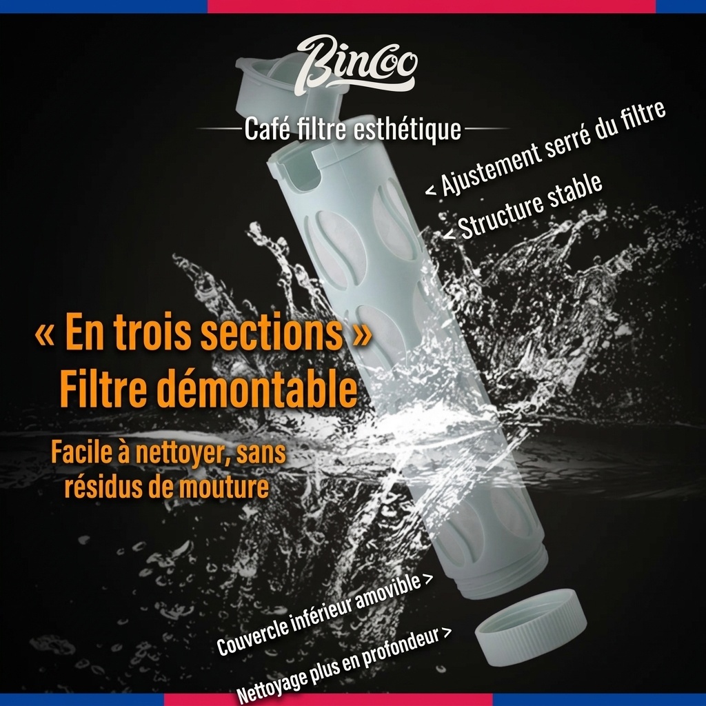 Machine à café et infuseur à thé portable BinCoo 600 ml