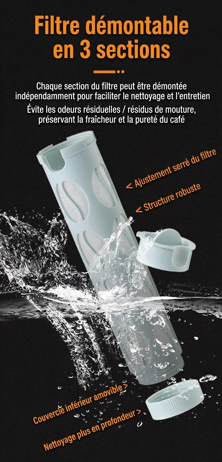 Machine à café et infuseur à thé portable BinCoo 600 ml