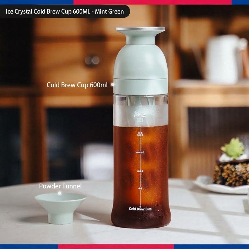 BinCoo 600ml Portable Cold Brew Coffee Maker & Tea Infuser