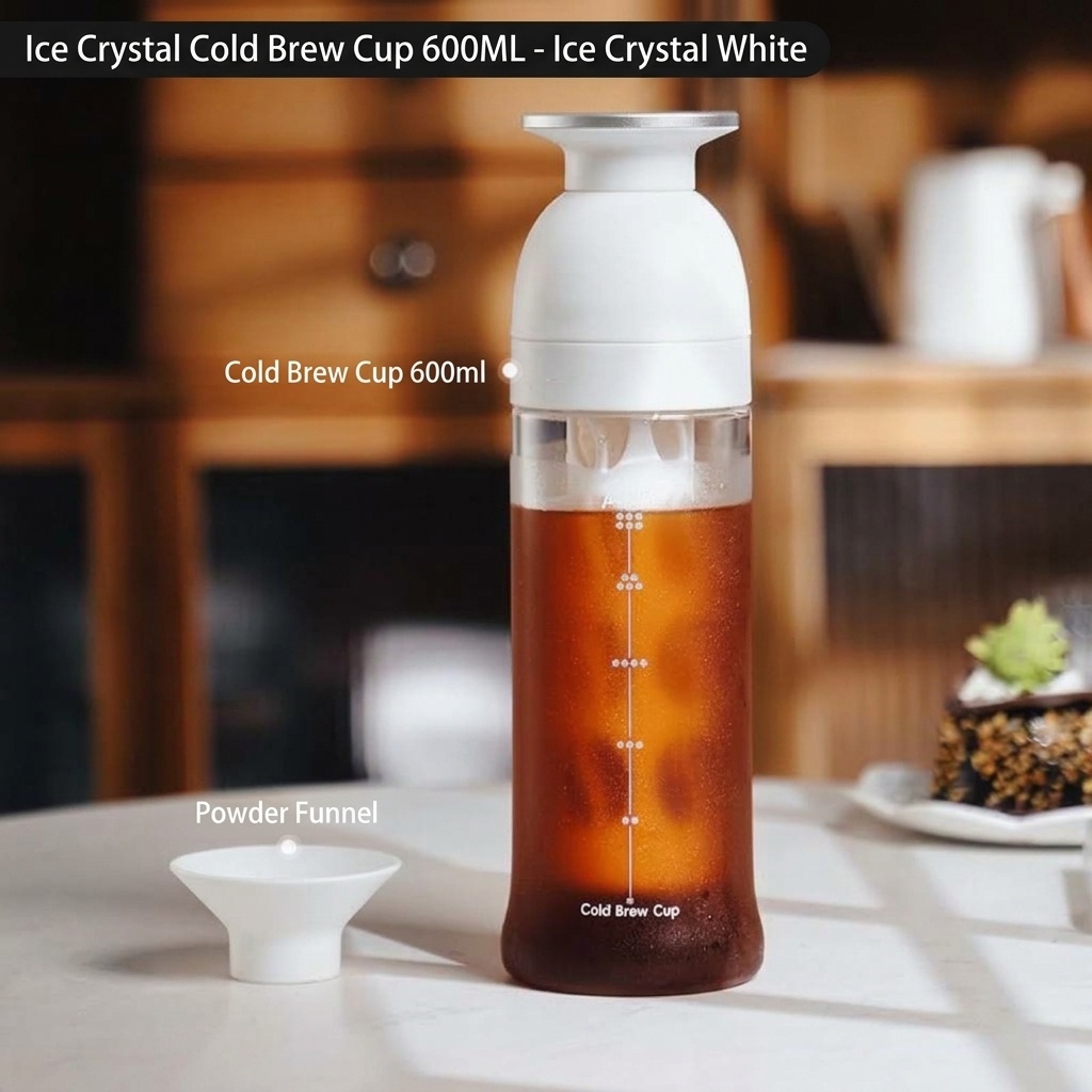BinCoo 600ml Portable Cold Brew Coffee Maker & Tea Infuser