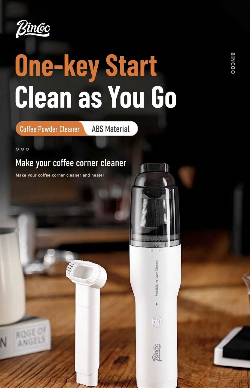 Bincoo Portable Coffee Powder Vacuum Cleaner & Blower