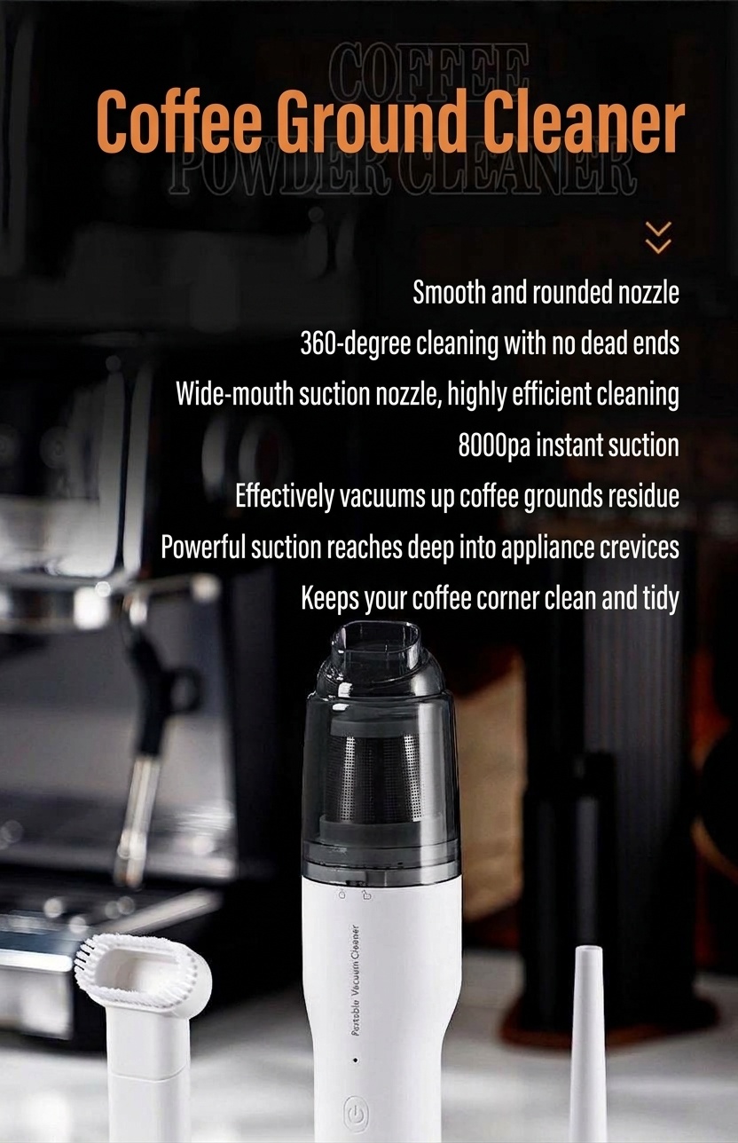 Bincoo Portable Coffee Powder Vacuum Cleaner & Blower