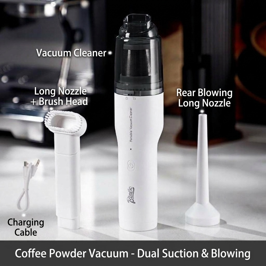 Bincoo Portable Coffee Powder Vacuum Cleaner & Blower