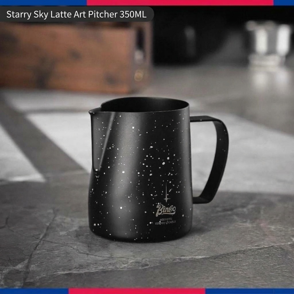 Premium Stainless Steel Milk Frothing Pitcher with Thermometer