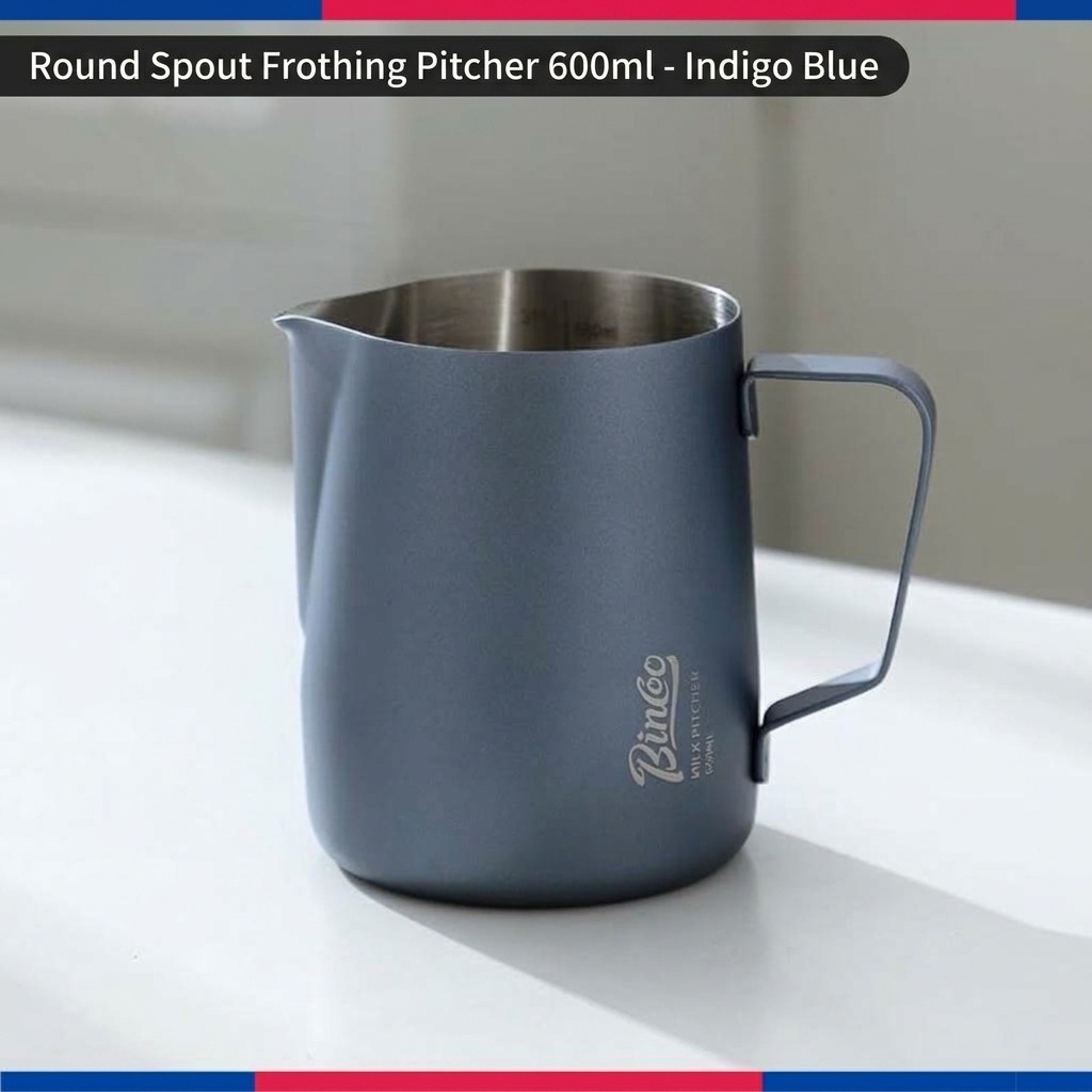 Premium Stainless Steel Milk Frothing Pitcher with Thermometer