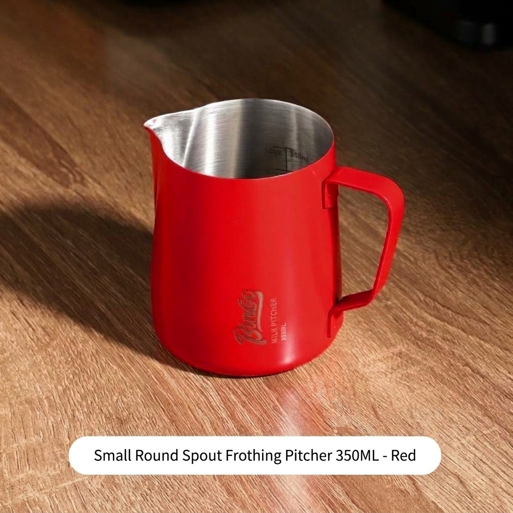 Premium Stainless Steel Milk Frothing Pitcher with Thermometer