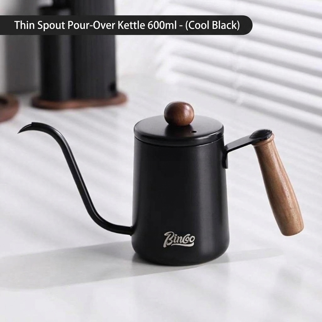 Premium Gooseneck Pour Over Coffee Kettle with Thermometer