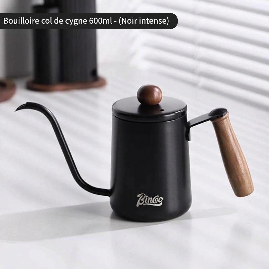 Bouilloire à café à col de cygne haut de gamme avec thermomètre