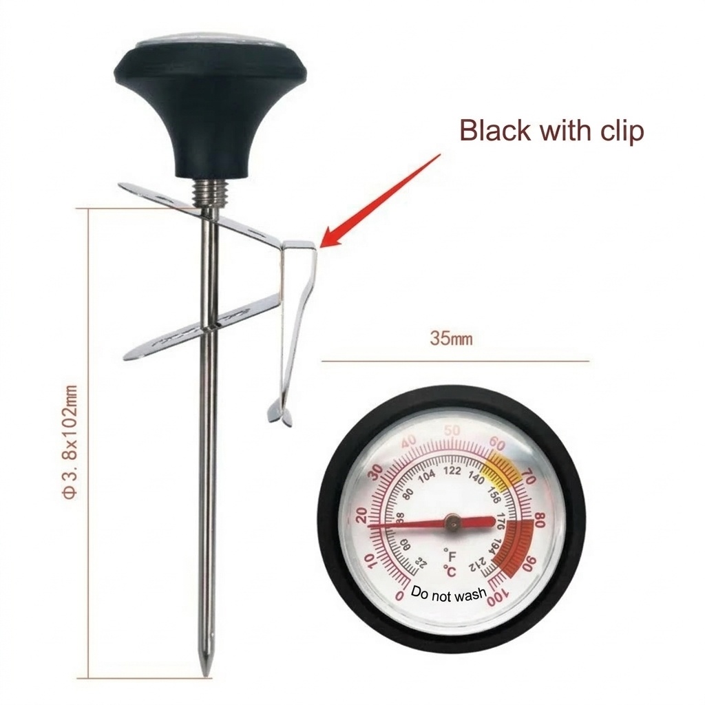 Premium Gooseneck Pour Over Coffee Kettle with Thermometer