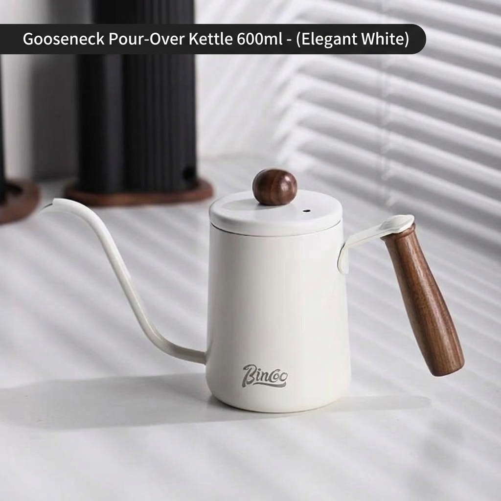 Premium Gooseneck Pour Over Coffee Kettle with Thermometer