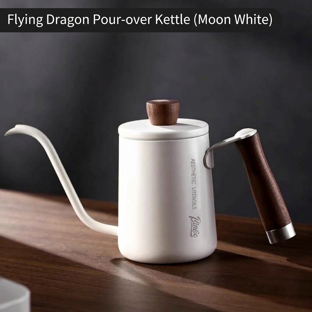 Premium Gooseneck Pour Over Coffee Kettle with Thermometer