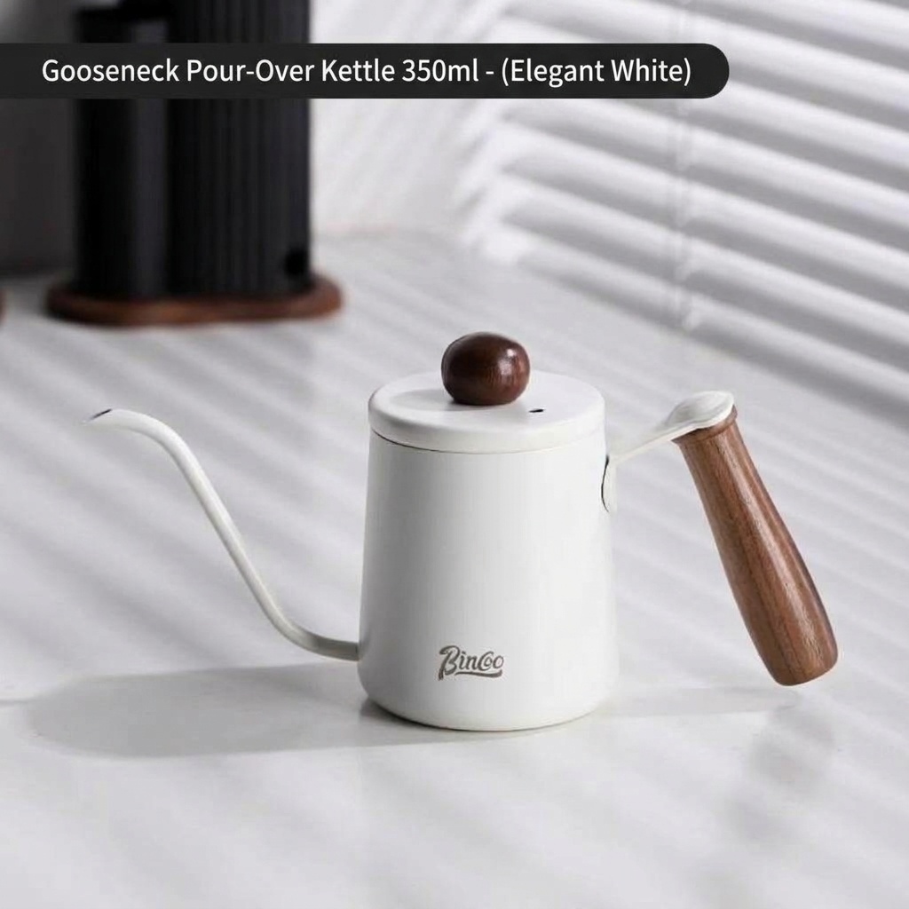Premium Gooseneck Pour Over Coffee Kettle with Thermometer