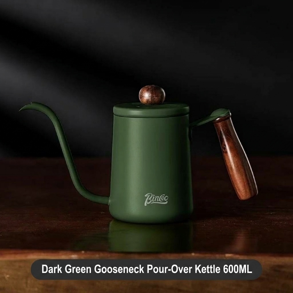 Premium Gooseneck Pour Over Coffee Kettle with Thermometer