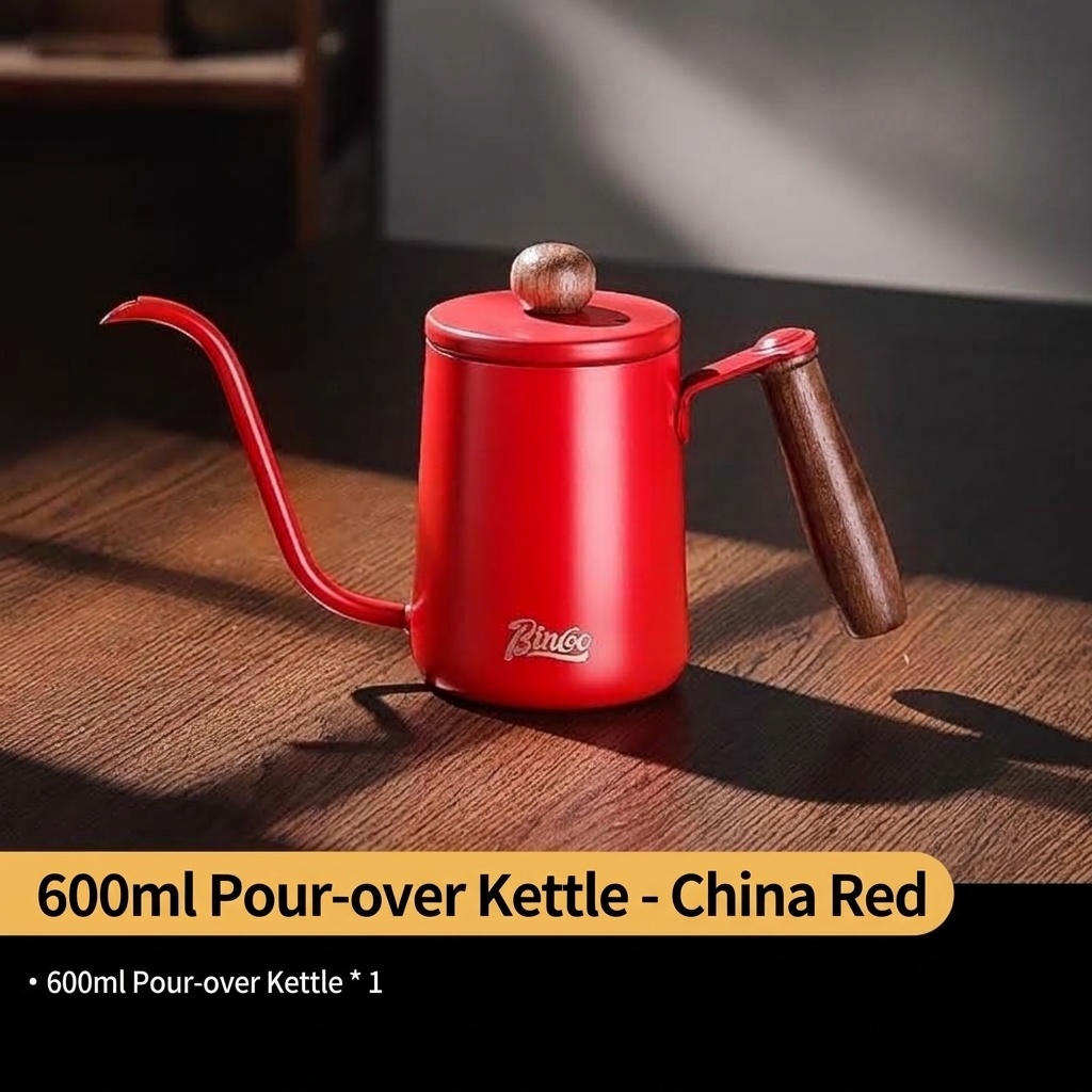 Premium Gooseneck Pour Over Coffee Kettle with Thermometer