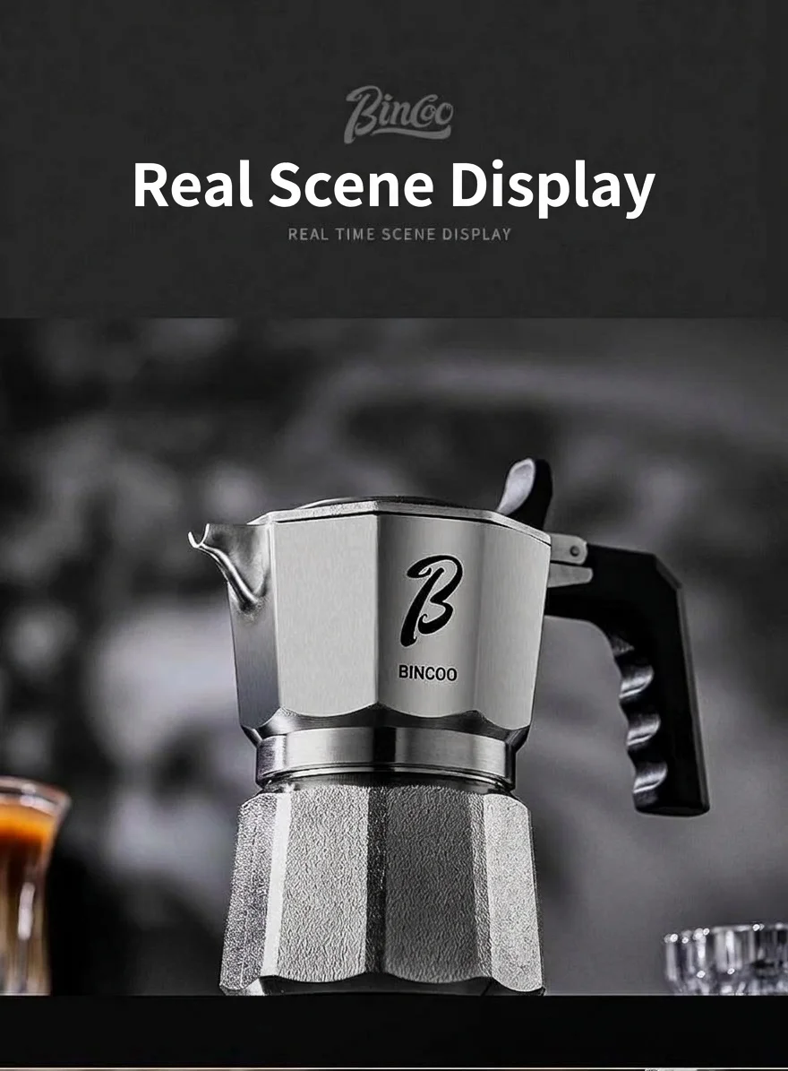 Premium 316 Stainless Steel Moka Pot - 2-Cup Espresso Maker