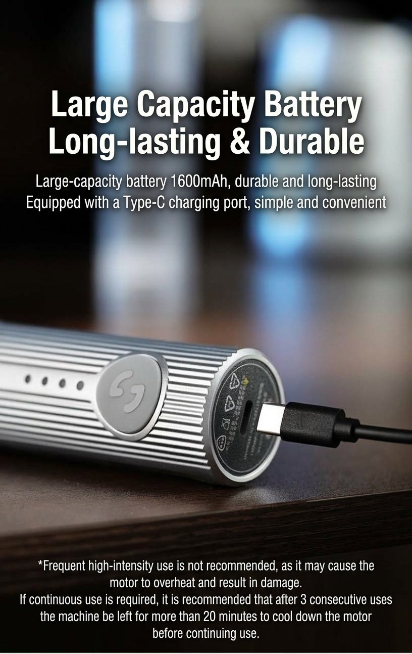 BinCoo Handheld Electric Milk Frother for Coffee & Latte Art