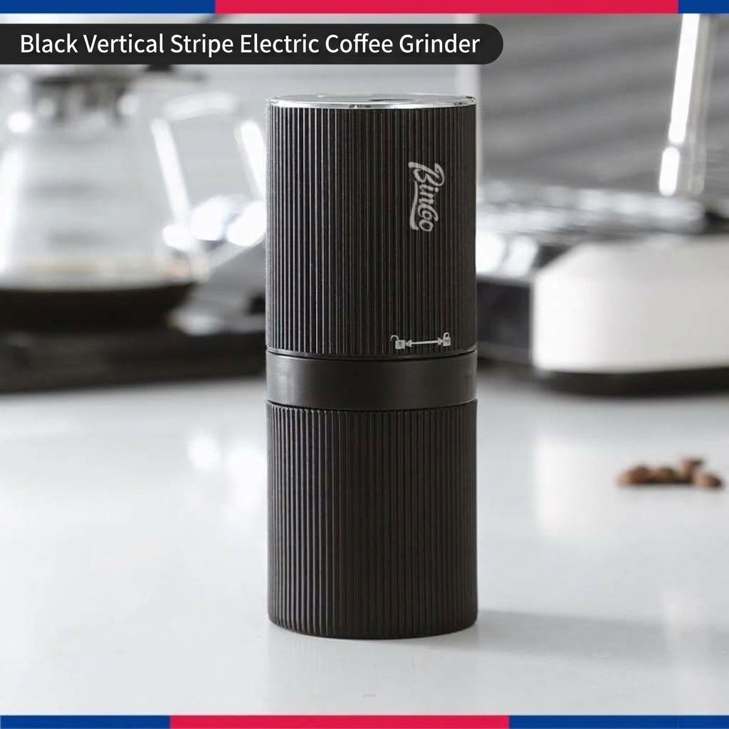 BinCoo Portable Electric Coffee Grinder with Adjustable Burr