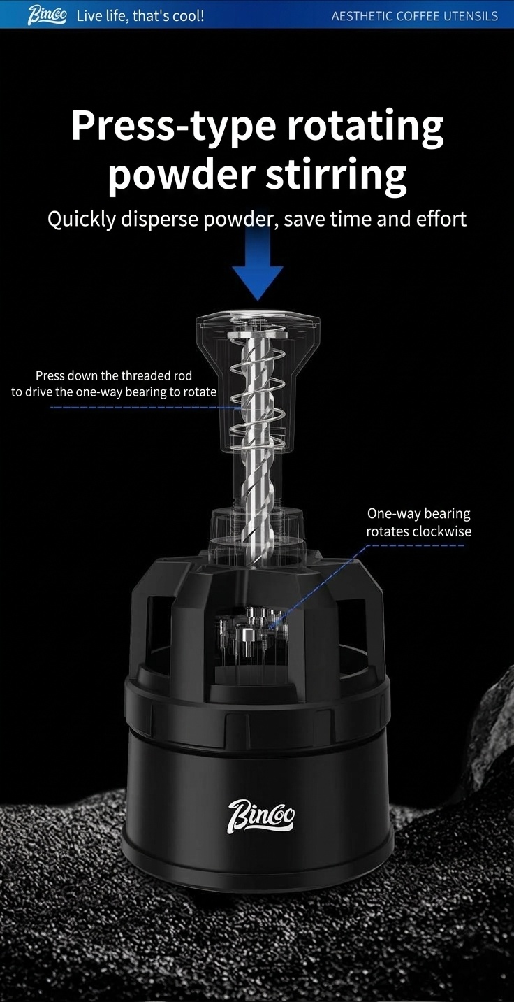 Bincoo Premium Coffee Distributor & WDT Tool for Espresso