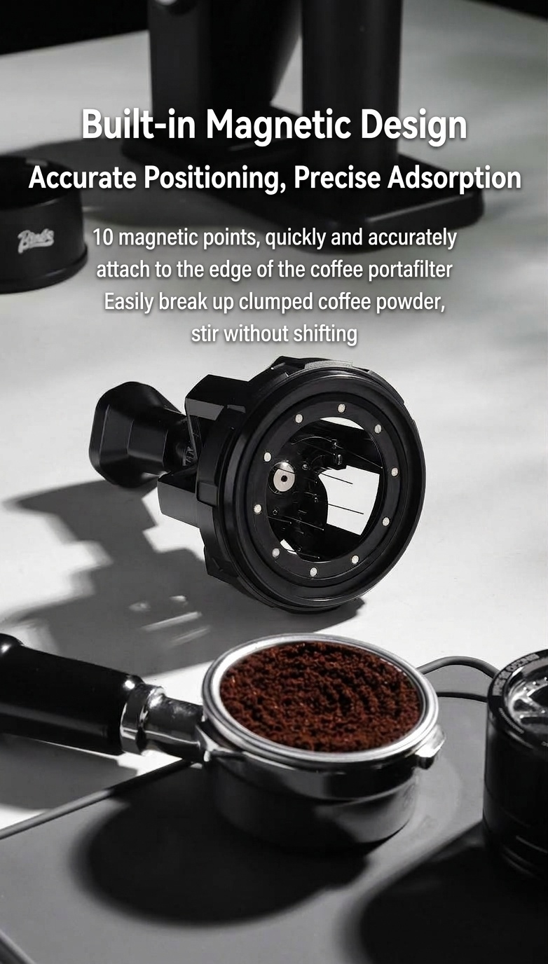 Bincoo Premium Coffee Distributor & WDT Tool for Espresso