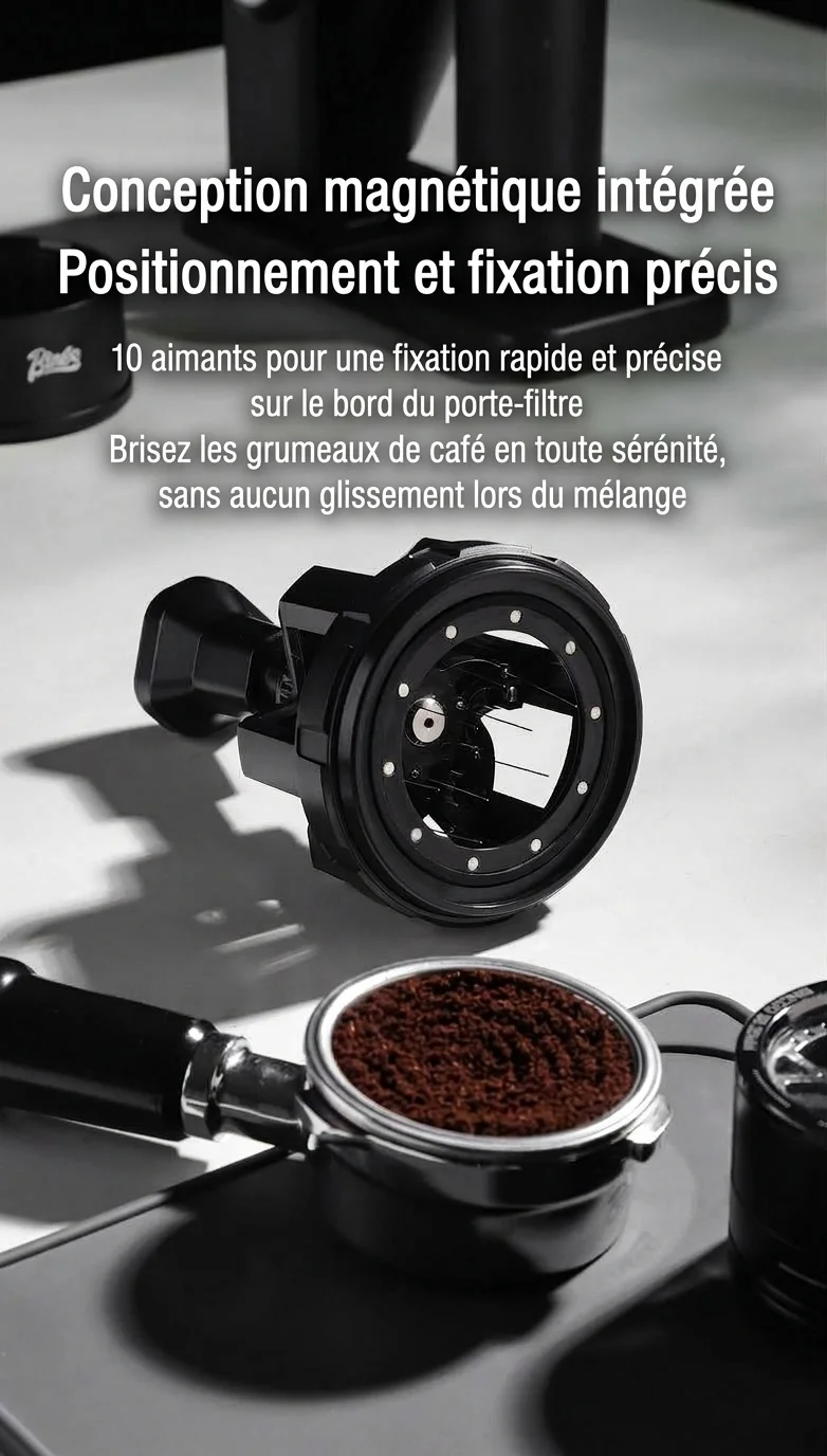 Distributeur de café premium Bincoo et outil WDT pour espresso