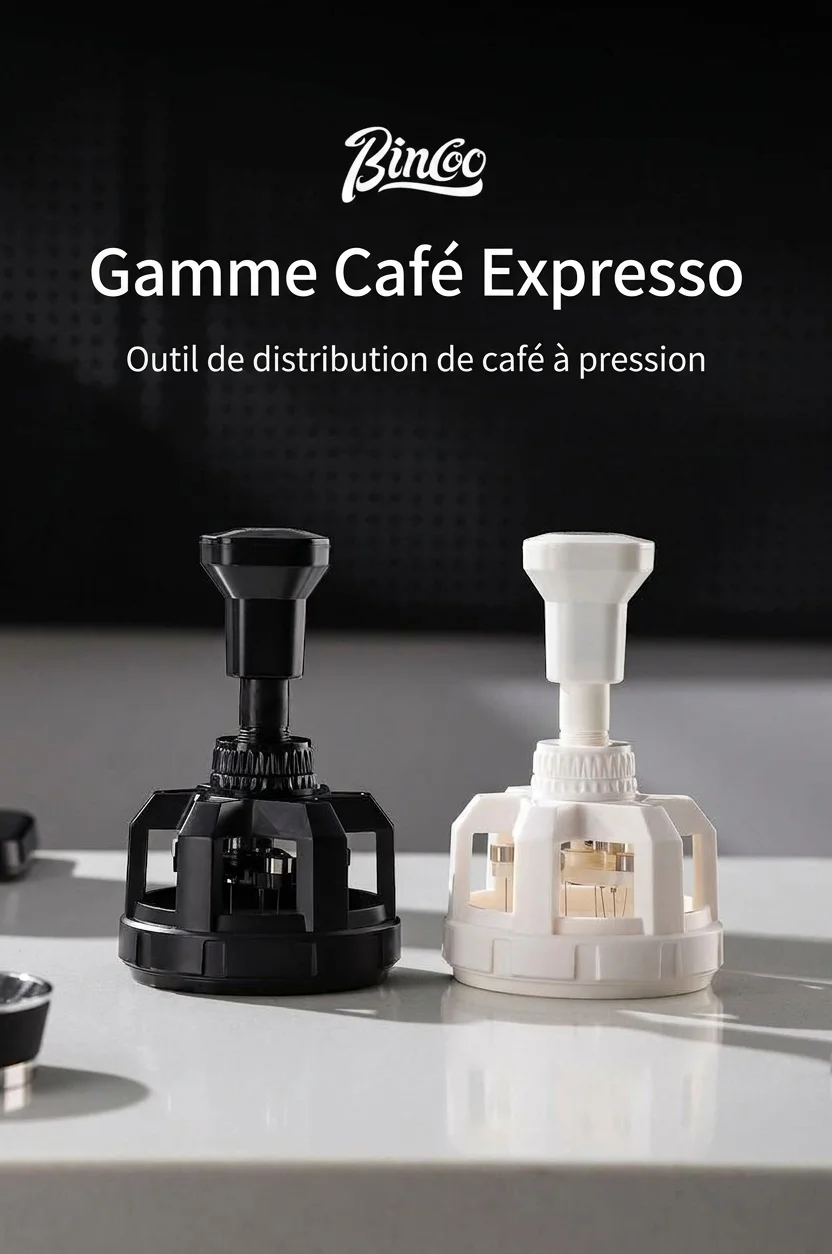 Distributeur de café premium Bincoo et outil WDT pour espresso