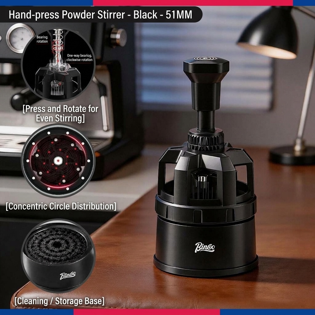 Bincoo Premium Coffee Distributor & WDT Tool for Espresso