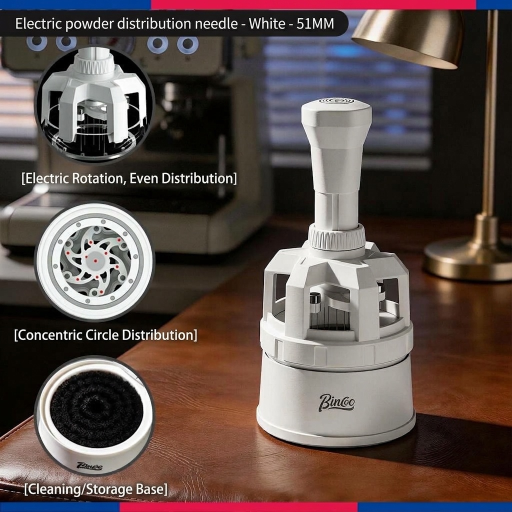 Bincoo Premium Coffee Distributor & WDT Tool for Espresso