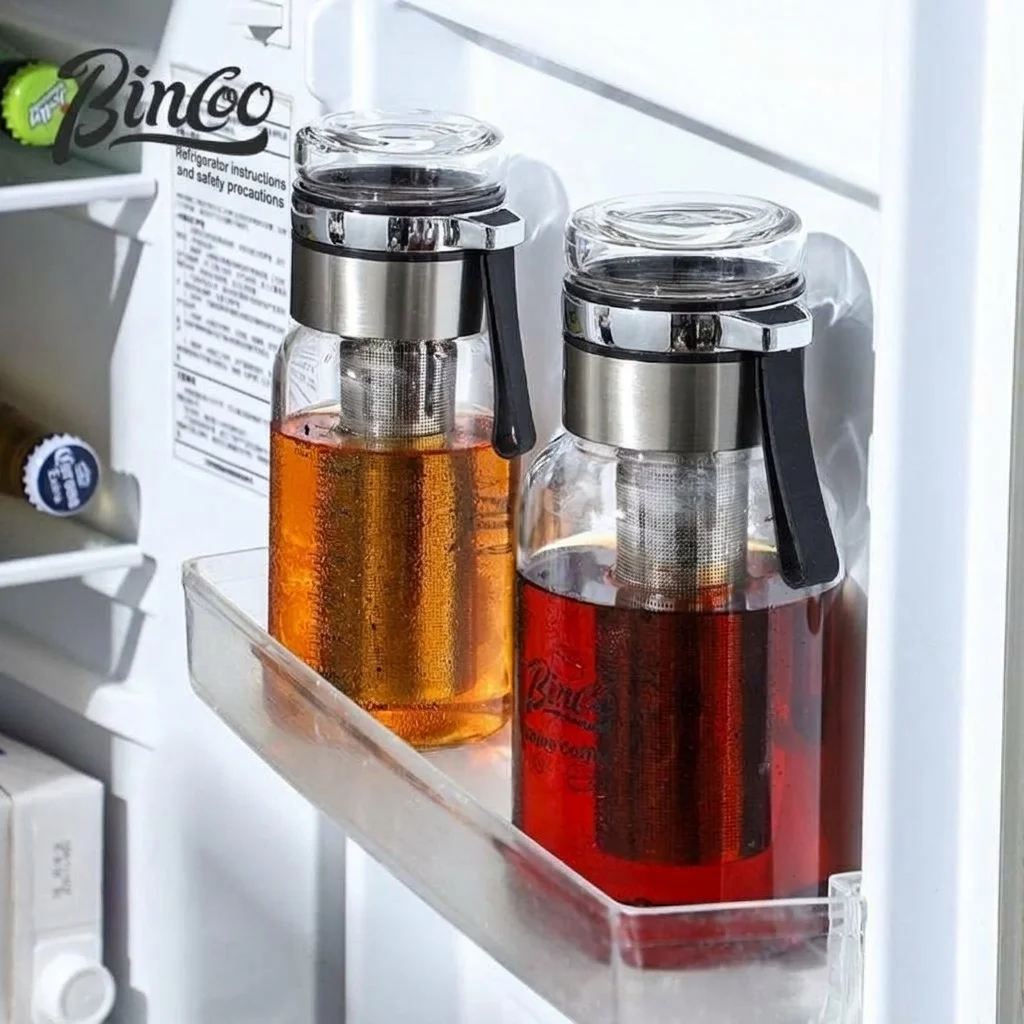 Bincoo Glass Cold Brew Coffee Maker & Tea Infuser Bottle