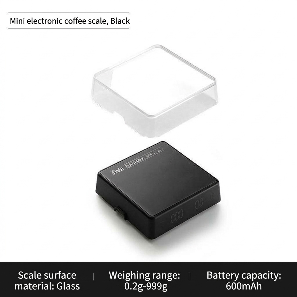 Bincoo Mini Coffee Electronic Scale with Timer & Wood Top