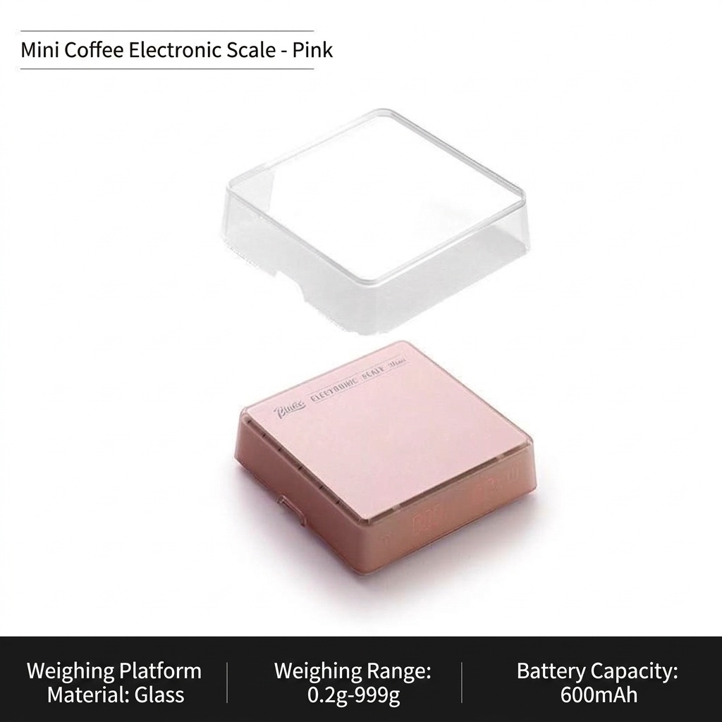 Bincoo Mini Coffee Electronic Scale with Timer & Wood Top