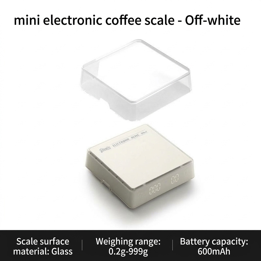 Bincoo Mini Coffee Electronic Scale with Timer & Wood Top