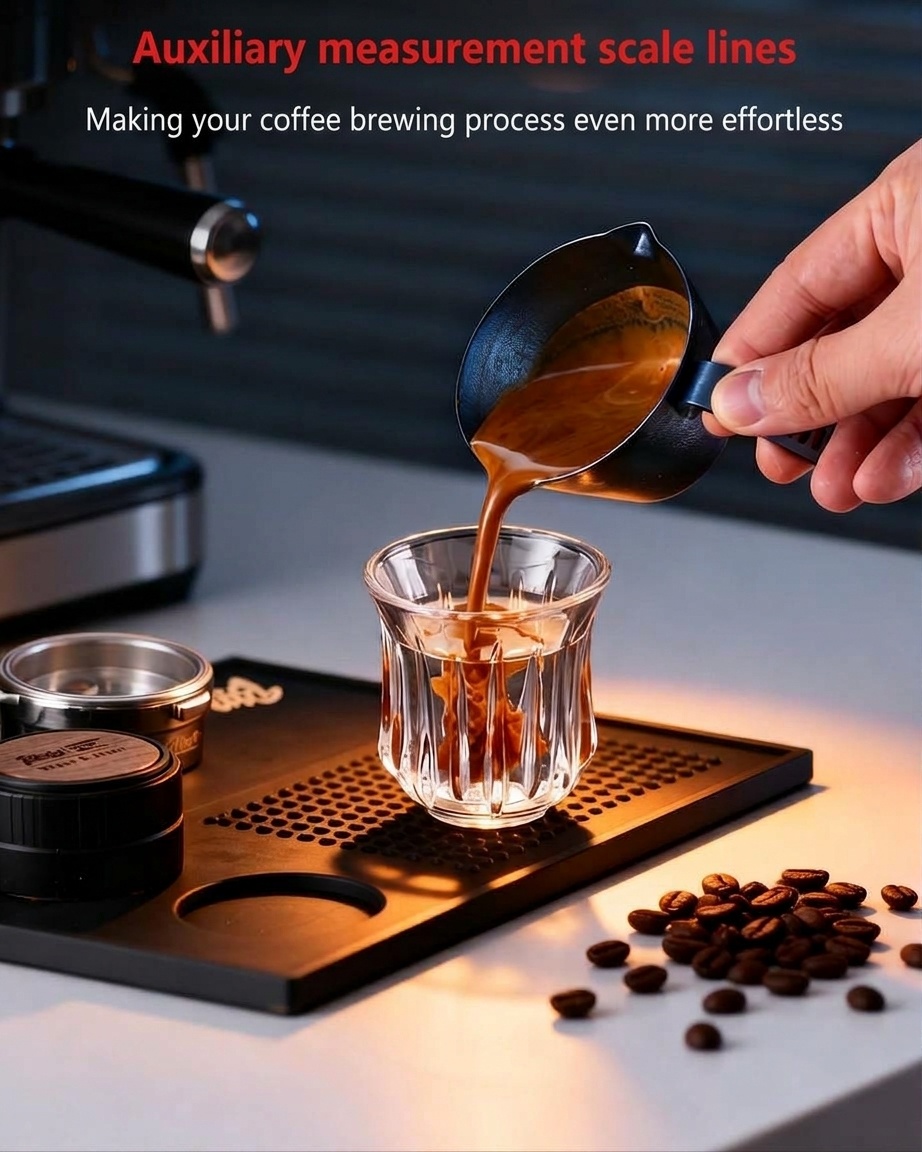 BinCoo Pure Titanium Espresso Measuring Cup - 90ml Coffee Concentrate