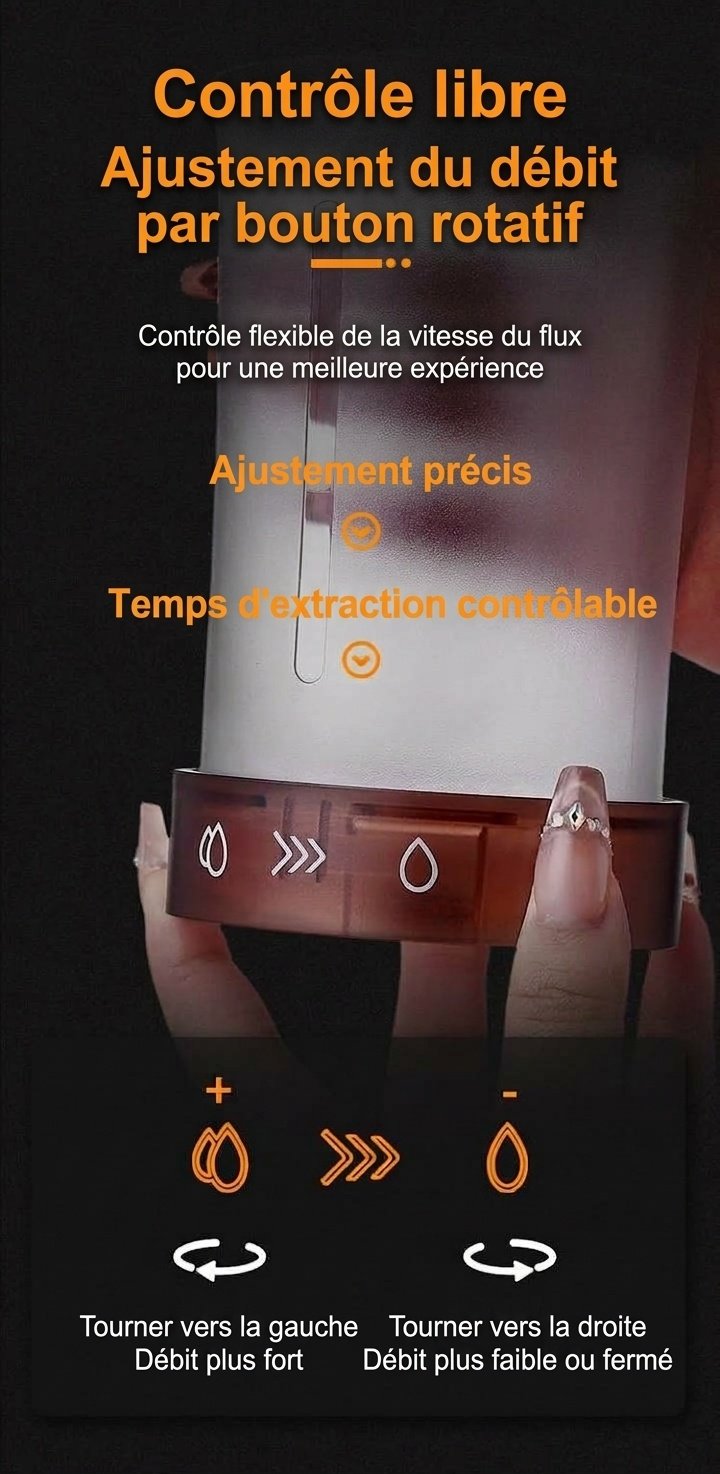 Cafetière à infusion à froid BinCoo - Cafetière à filtre réglable pour café glacé